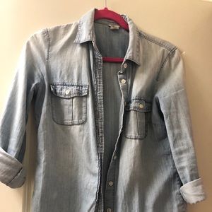 J Crew chambray top